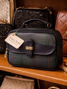 Vintage Jaclyn Smith Plaid Mini Handbag
